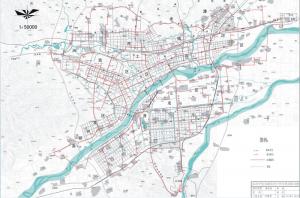 洛陽市城市地面沉降觀測網圖